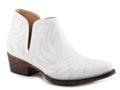 Roper Womens Ava White Ankle Boot-21-1567-3044WH