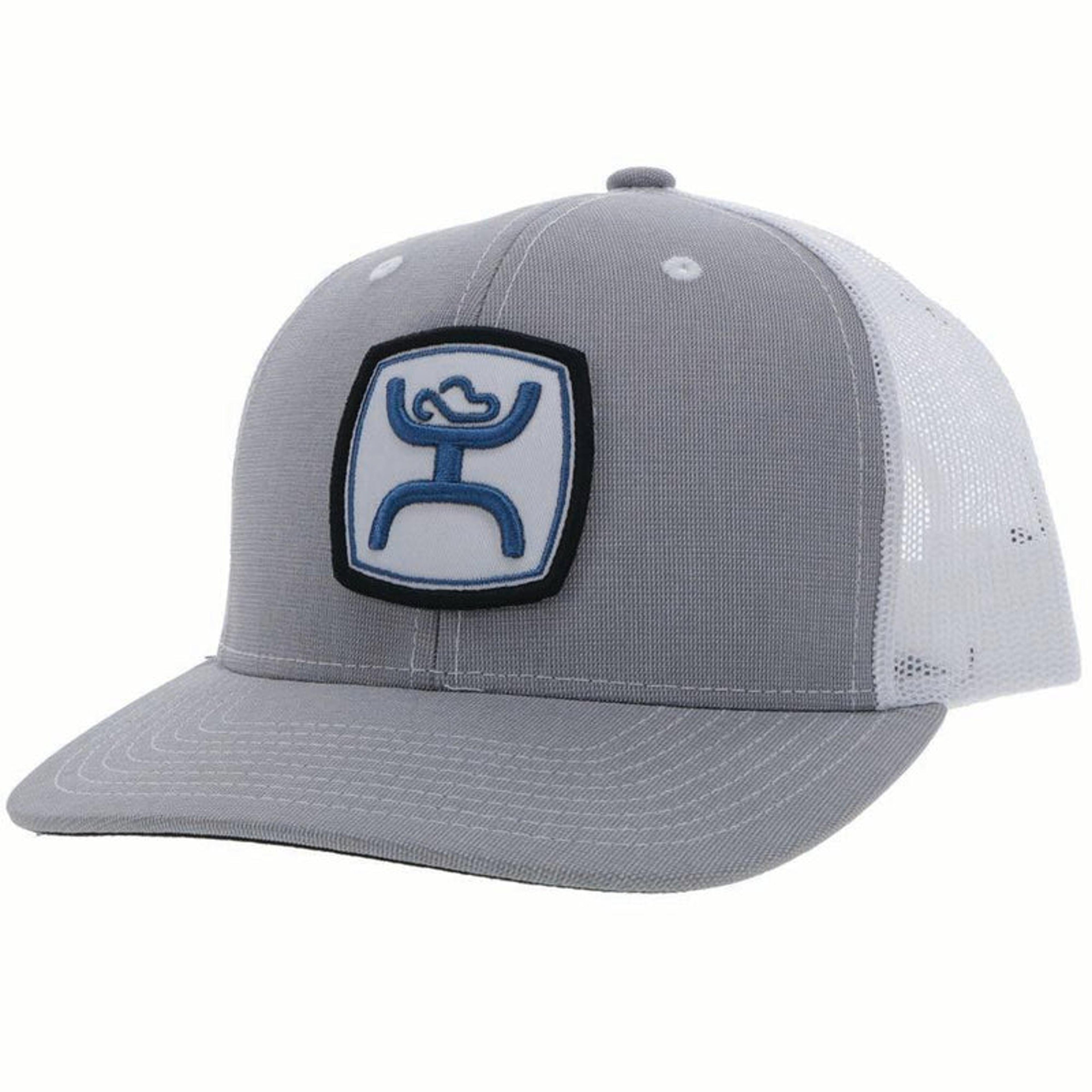Hooey Zenith Hooey Grey / White 6-Panel Trucker with Black / White / Blue Ho-2224TGYWH-Y