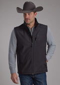Roper Mens Rangegear Hi Tech Fleece Vest 6009GY - Grey-97-782-6009GY
