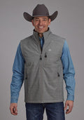 Roper Mens Rangegear Hi Tech Fleece Vest 6011BR - Brown-97-782-6011BR