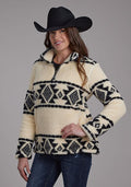 Roper Womens POLAR FLEECE aztec 6199BL - Blue-98-250-6199BL
