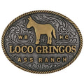 Montana Silversmiths Loco Gringos Whiskey Bent Buckle-A1030WR