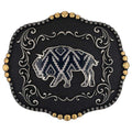 Montana Silversmiths Midnight Buffalo Attitude Buckle-A989S