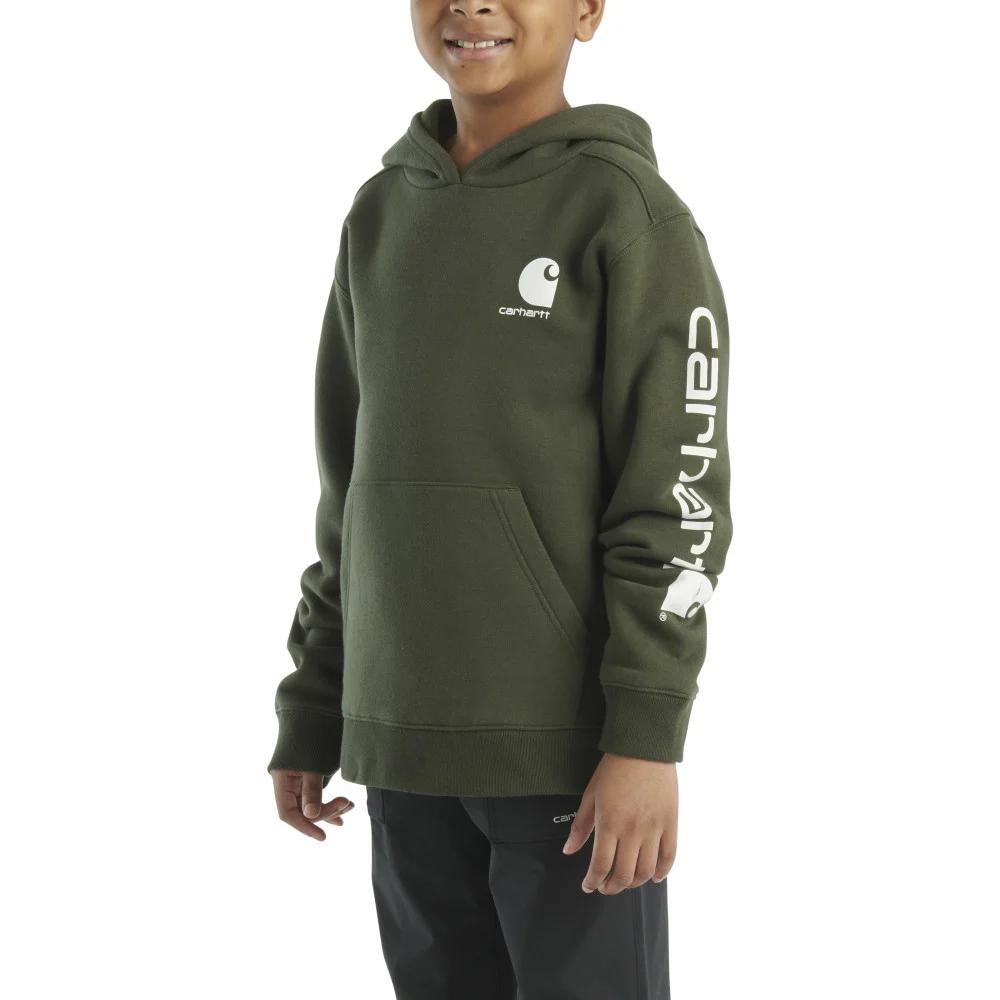 Carhartt Kids Long-Sleeve Graphic Sweatshirt-CA6581-CG26-Y