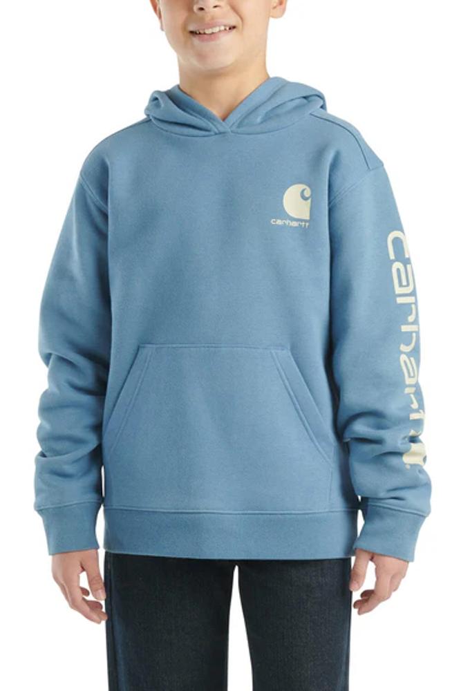 Carhartt Kids Long-Sleeve Graphic Sweatshirt-CA6581-HG7-J