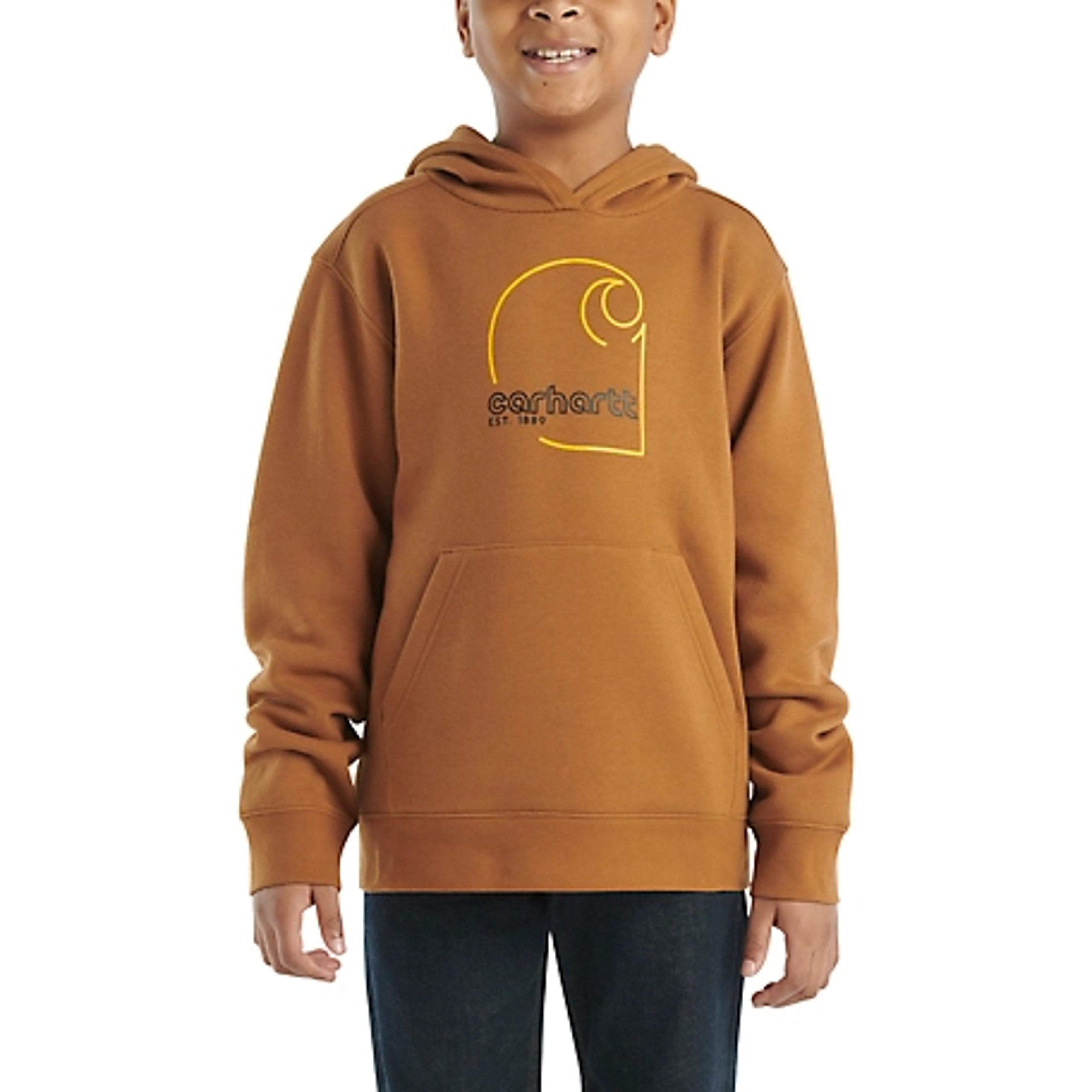 Carhartt Kids Long-sleeve Graphic Sweatshirt 15-Y-CA6586-D15-Y