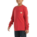 Carhartt Kids Long-Sleeve Graphic Pocket T-Shirt-CA6596-R29-T