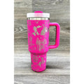 Deshend Enterprise Deshend Western Cowboy Stainless Steel Tumblers Cup 40oz | Hot Pink-COWBOYT-HPINK