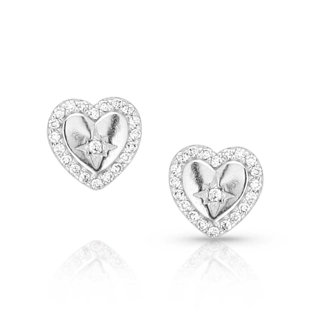 Montana Silversmiths Love In My Heart Crystal Earrings-ER5606