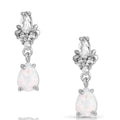Montana Silversmiths Elegant Harmony White Opal Earrings-ER5772