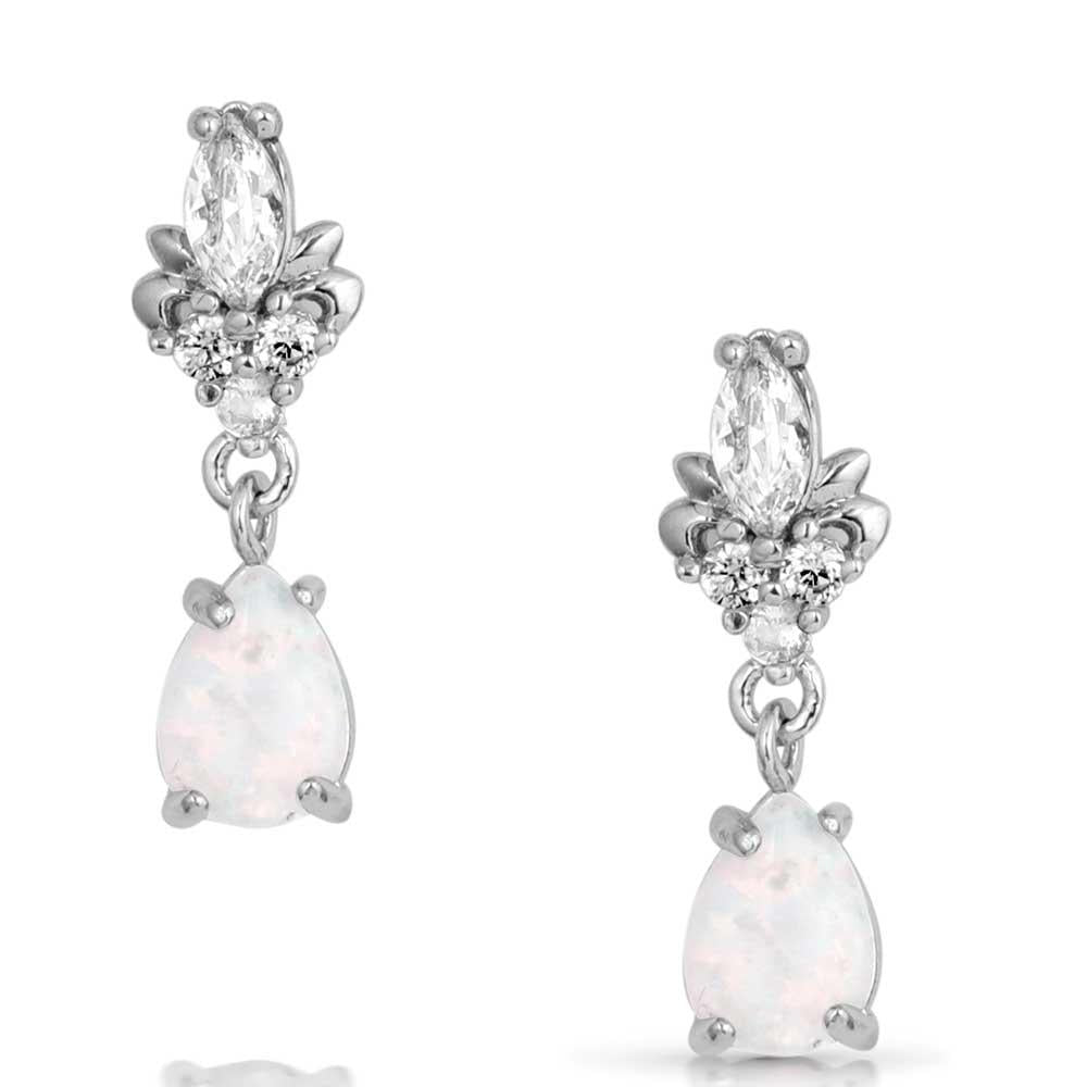 Montana Silversmiths Elegant Harmony White Opal Earrings-ER5772
