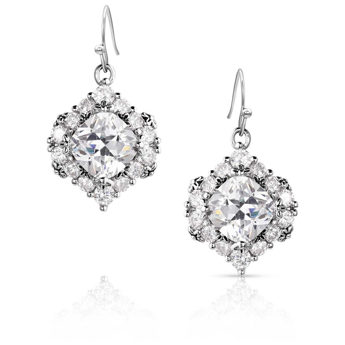 Montana Silversmiths Refined Light Crystal Earrings-ER6037