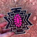 The Wild One Pink Aztec Squash Car Freshie-F09