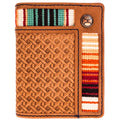 Hooey Tarlo Hooey Hands Up Basket Weave Bifold Money Clip w/ Embroider-HFW022-TNSP