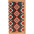 Hooey Takoda Hooey Faux Beaded Embossed Leather Rodeo Wallet-HW034-TNAZ