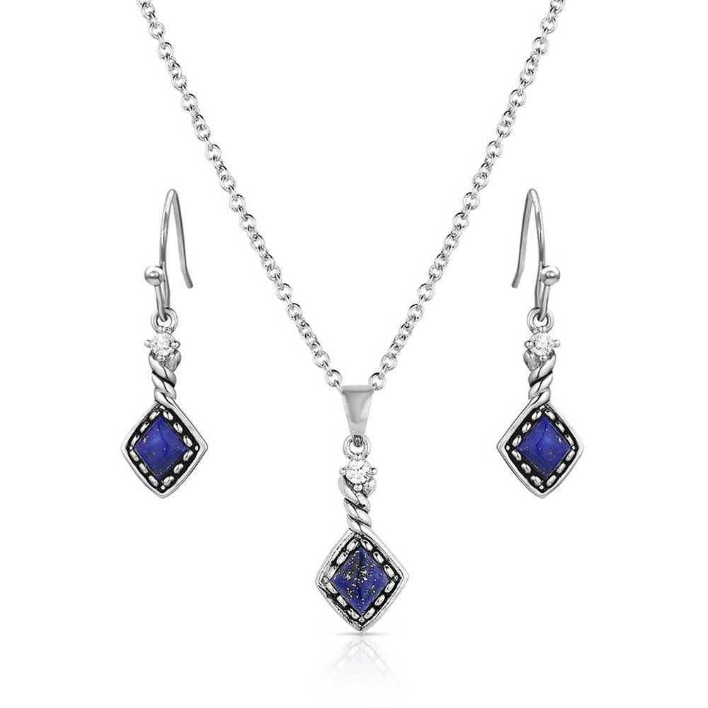 Montana Silversmiths Deep Blue Jewelry Set-JS5846