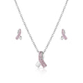 Montana Silversmiths Hope Strength Ribbon Jewelry Set-JS5999TWP