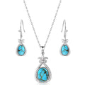 Montana Silversmiths Turquoise Revival Jewelry Set-JS6035