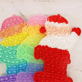 Love And Repeat Kids Multi Color Santa Clause Bubble Push Pop Sensory Fidget Toy-LRJWT810-26
