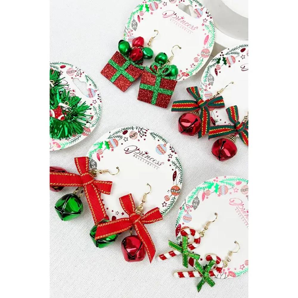 Love And Repeat Christmas Theme Earring-LRPCEF-20029
