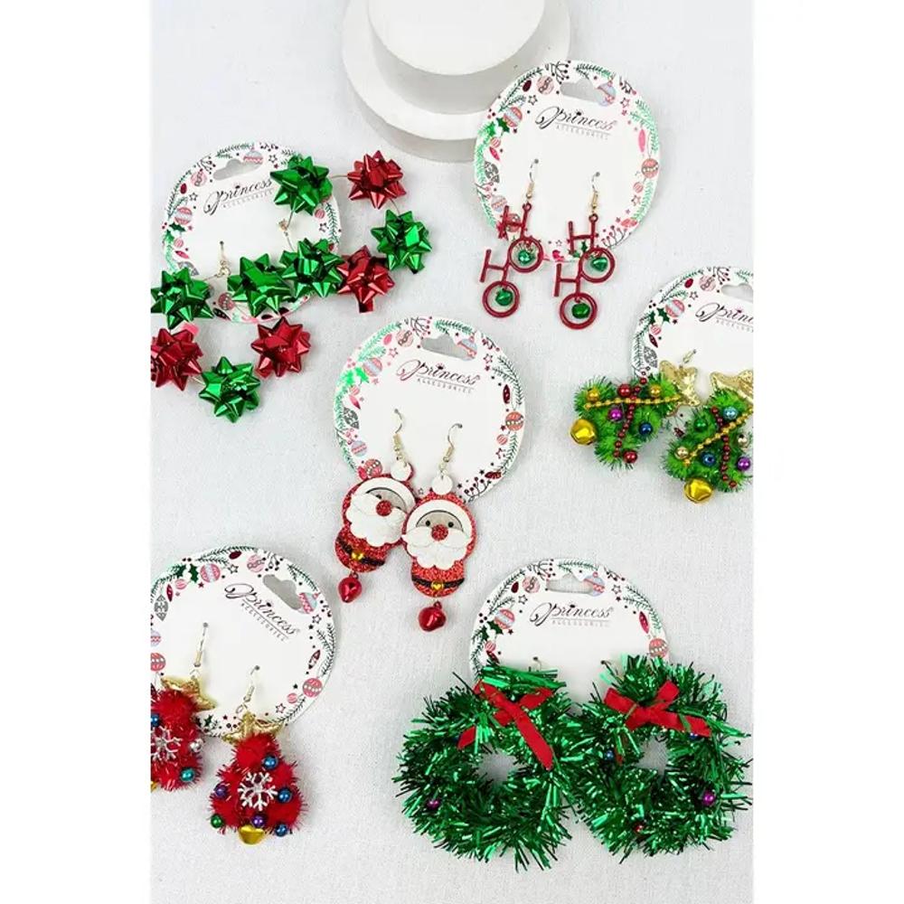 Love And Repeat Christmas Theme Dangle Earring-LRPCEF-20030
