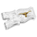 Montana Silversmiths Open Range Money Clip With Longhorn-MCL5985-384S