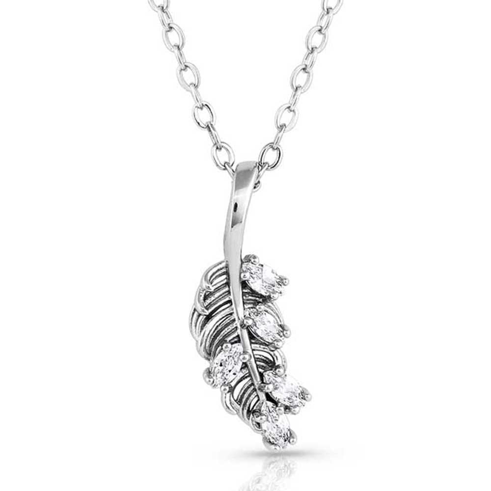 Montana Silversmiths Bridgerton Feather Necklace-NC5275