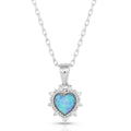 Montana Silversmiths Royal Heart Opal Necklace-NC5289