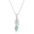 Montana Silversmiths Mystic Falls Opal Crystal Necklace-NC5362