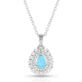 Montana Silversmiths Radiating Crystals Opal Necklace-NC5530