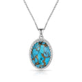 Montana Silversmiths Wisdom Of The West Turquoise Necklace-NC5787
