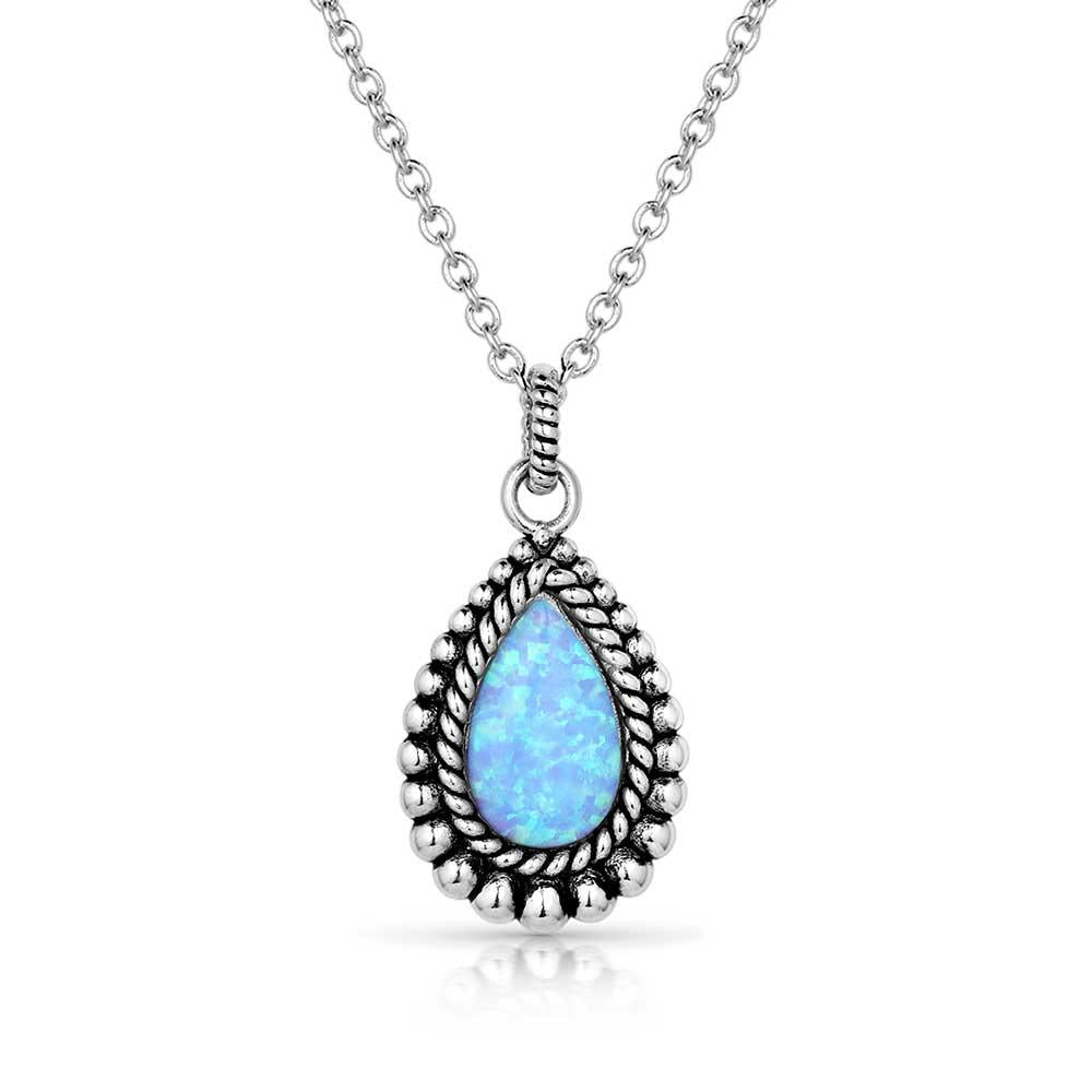 Montana Silversmiths Glimmering Pools Opal Necklace-NC5822