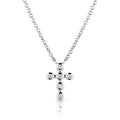 Montana Silversmiths Simple Belief Crystal Cross Necklace-NC5859
