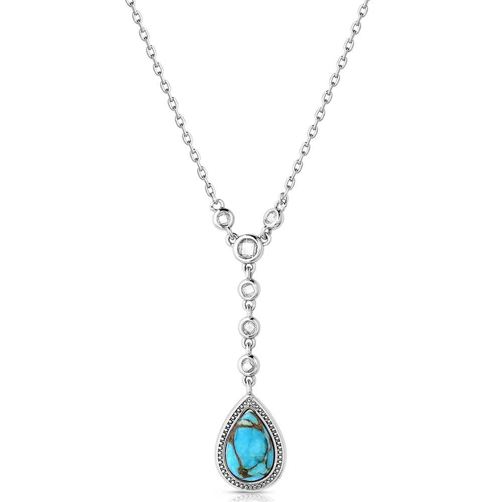 Montana Silversmiths Delicate Cascade Turquoise Necklace-NC6036