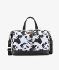 Montana West Wrangler Cow Print Collection Weekender Bag - Black - Black-WG133-5110BK