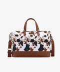 Montana West Wrangler Cow Print Collection Weekender Bag -Brown - Brown-WG133-5110BR