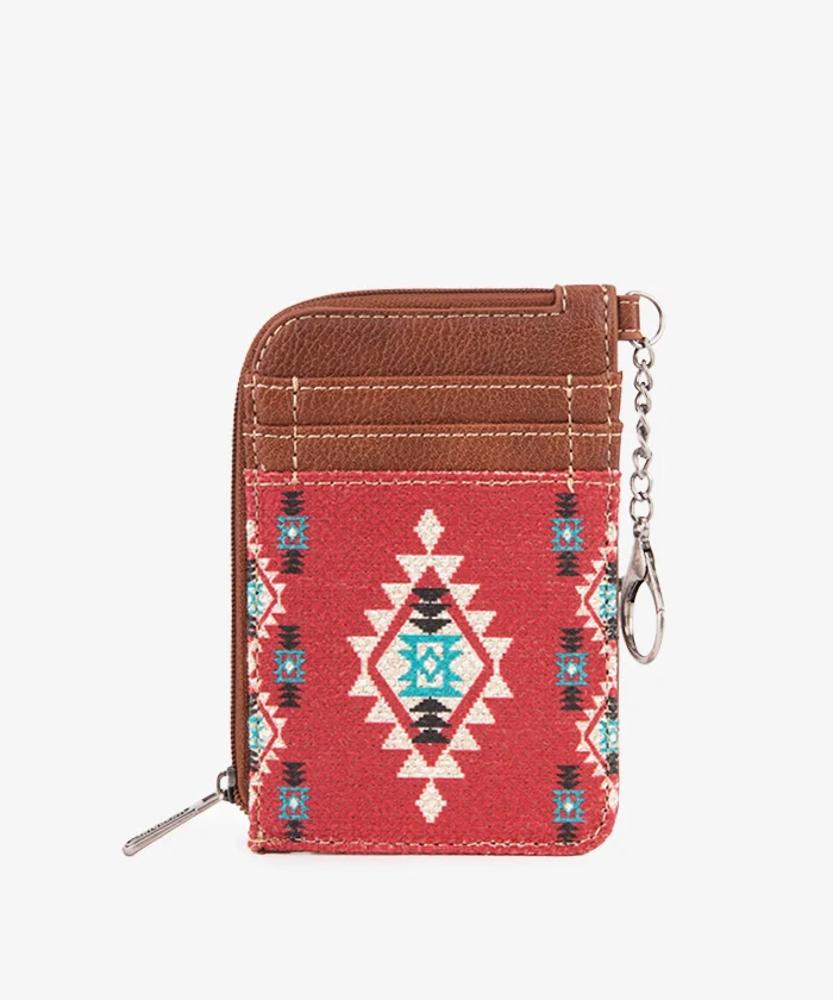 Montana West Wrangler Mini Zip Card Case-WG2203-W005BDY