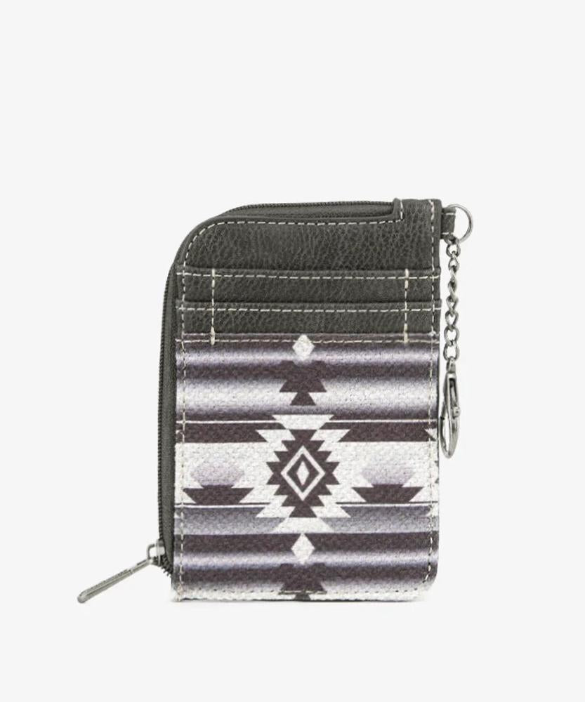 Montana West Wrangler Mini Zip Card Case-WG2203A-W005BK