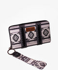 Montana West Wrangler Southwestern Art Print Wallet Black Black-WG2203A-W006BK