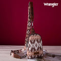 Montana West Wrangler Aztec Print Crossbody Sling Chest Bag Light Coffee Light Coffee-WG2205-210LCF
