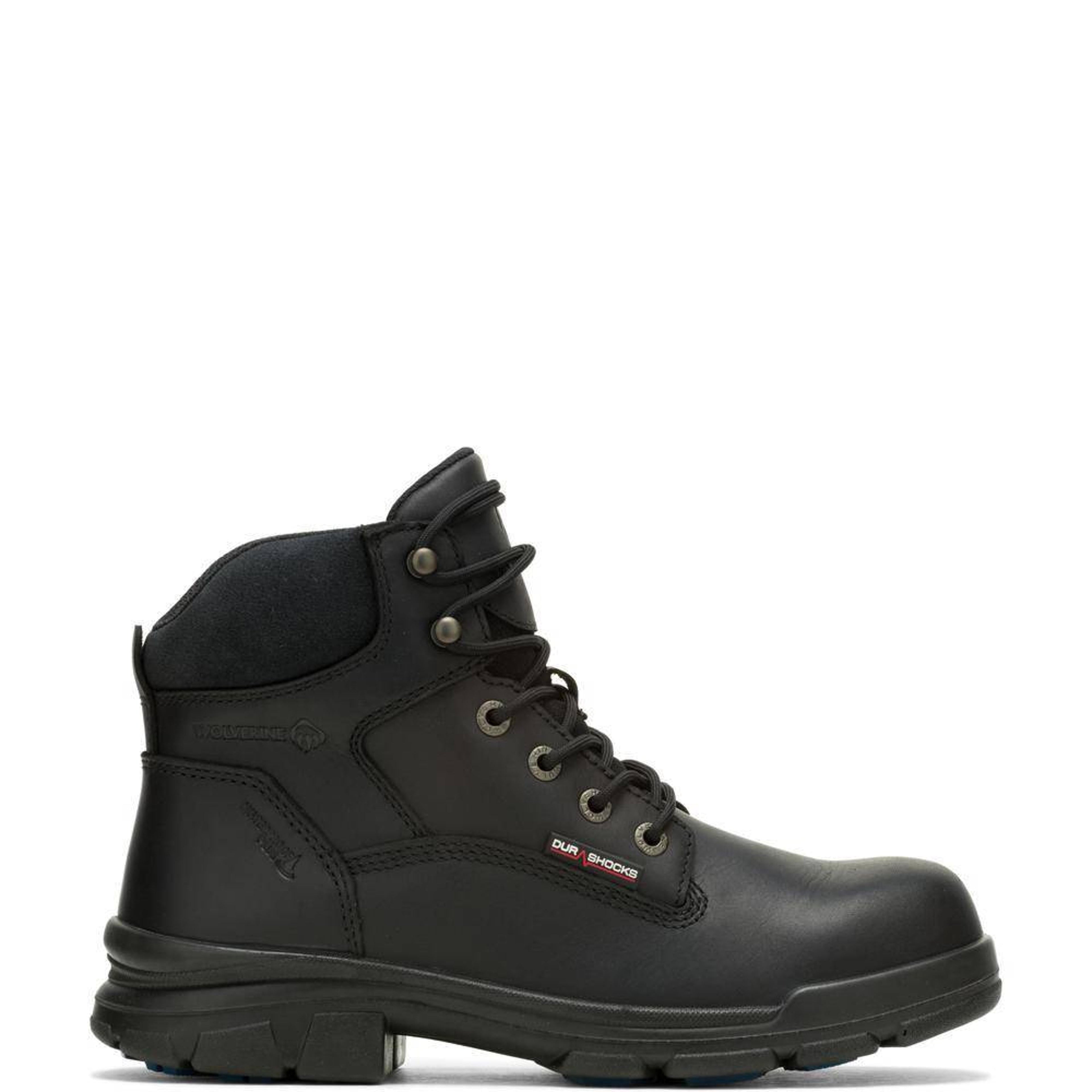 Wolverine Mens DuraShock SR Icon 6-Inch Composite Toe Work Boot - Black-241098