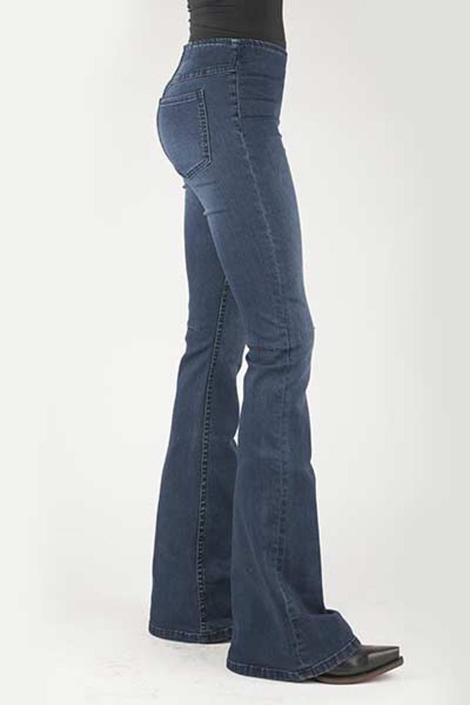 Roper Womens Tin Haul Harlow Elastic 6000BU - Burgundy-54-825-6000BU