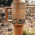 Flying S Company Cattle Drive 40Oz Cup | Rust-1242-RU