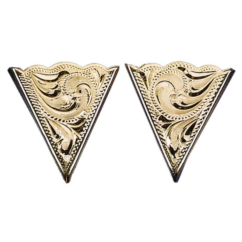 Western Express Inc Collar Tips Gold Plated-CT-64