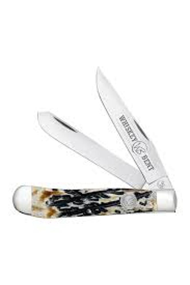 Whiskey Bent Hat Co Trapper Carved Burnt Bone-WB11-16