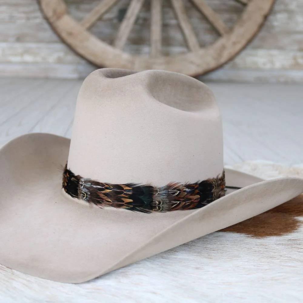 Willow Lane Hat Co Western Feather Shea Hat Band-L-3-2CM