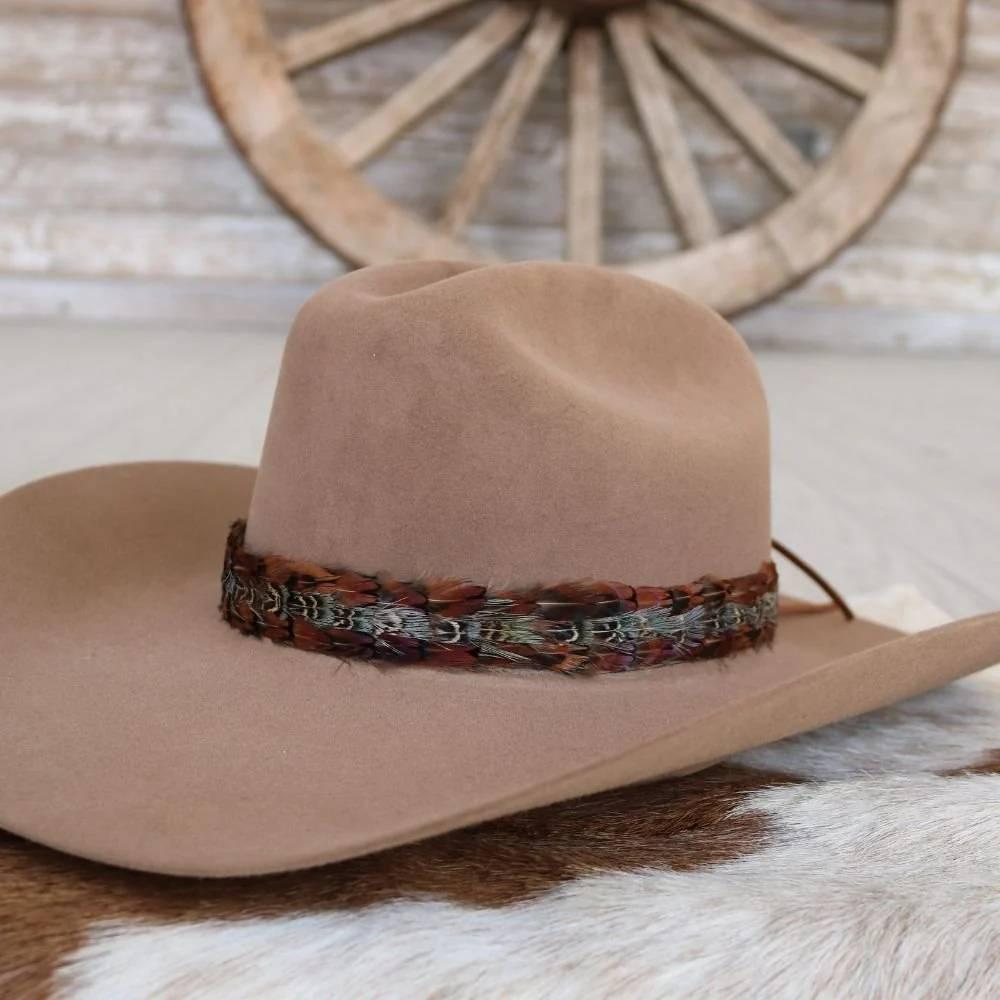 Willow Lane Hat Co Western Feather Brazos Hat Band-L-8