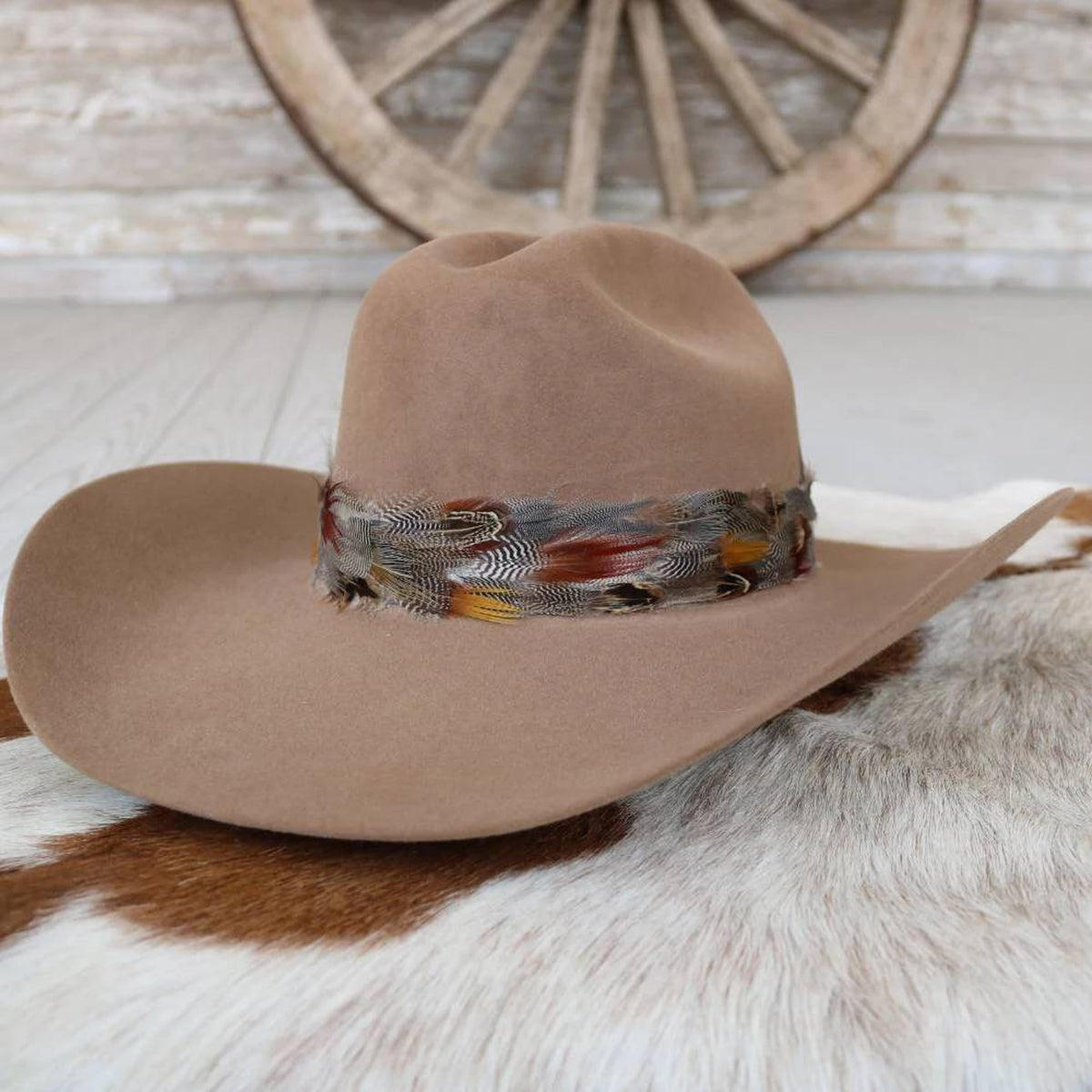 Willow Lane Hat Co Western Feather Dripping Springs Ii Hat Band - Unis-L-9