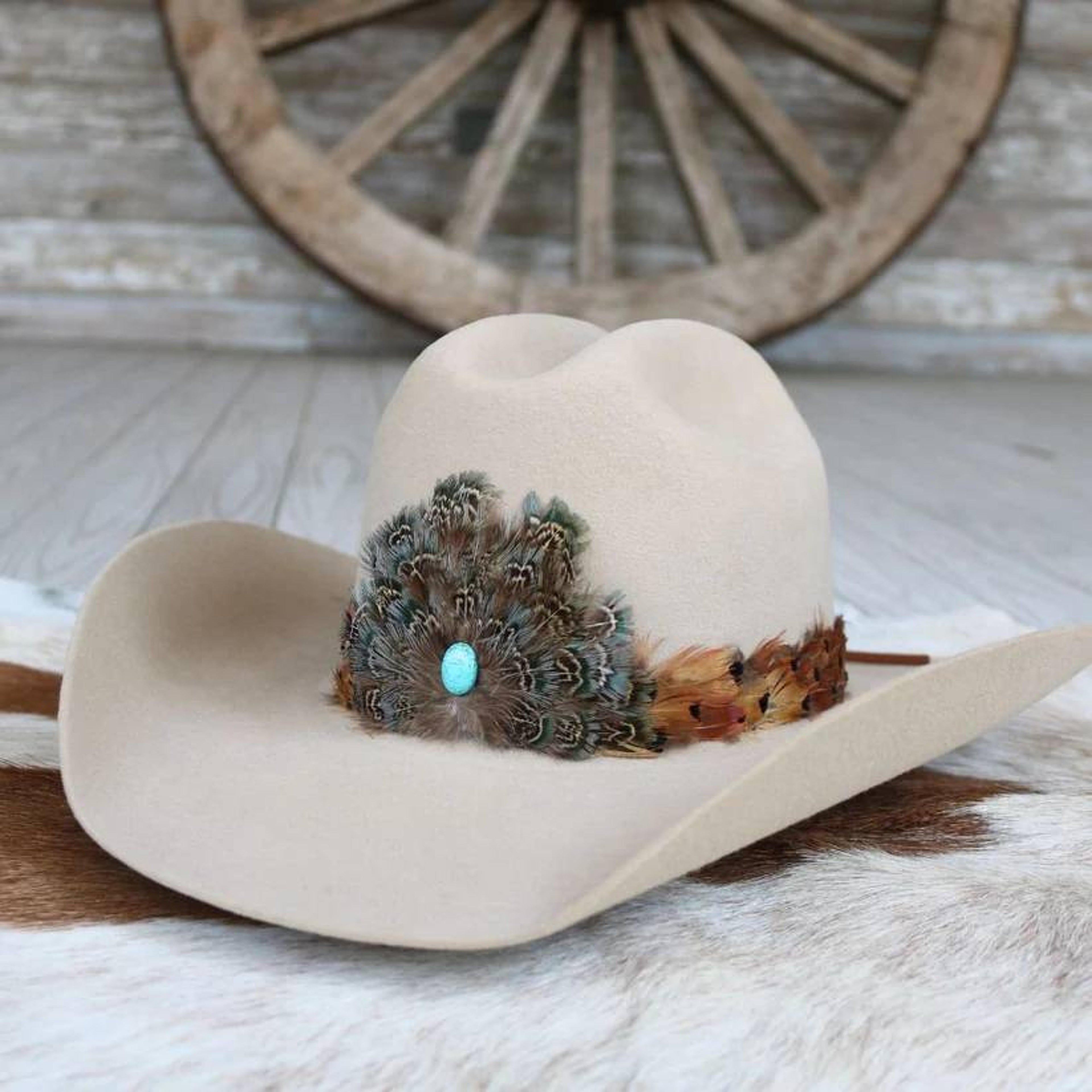 Willow Lane Hat Co Western Feather Hat Band - Stellar (short)-WLFB-MINI-STLR