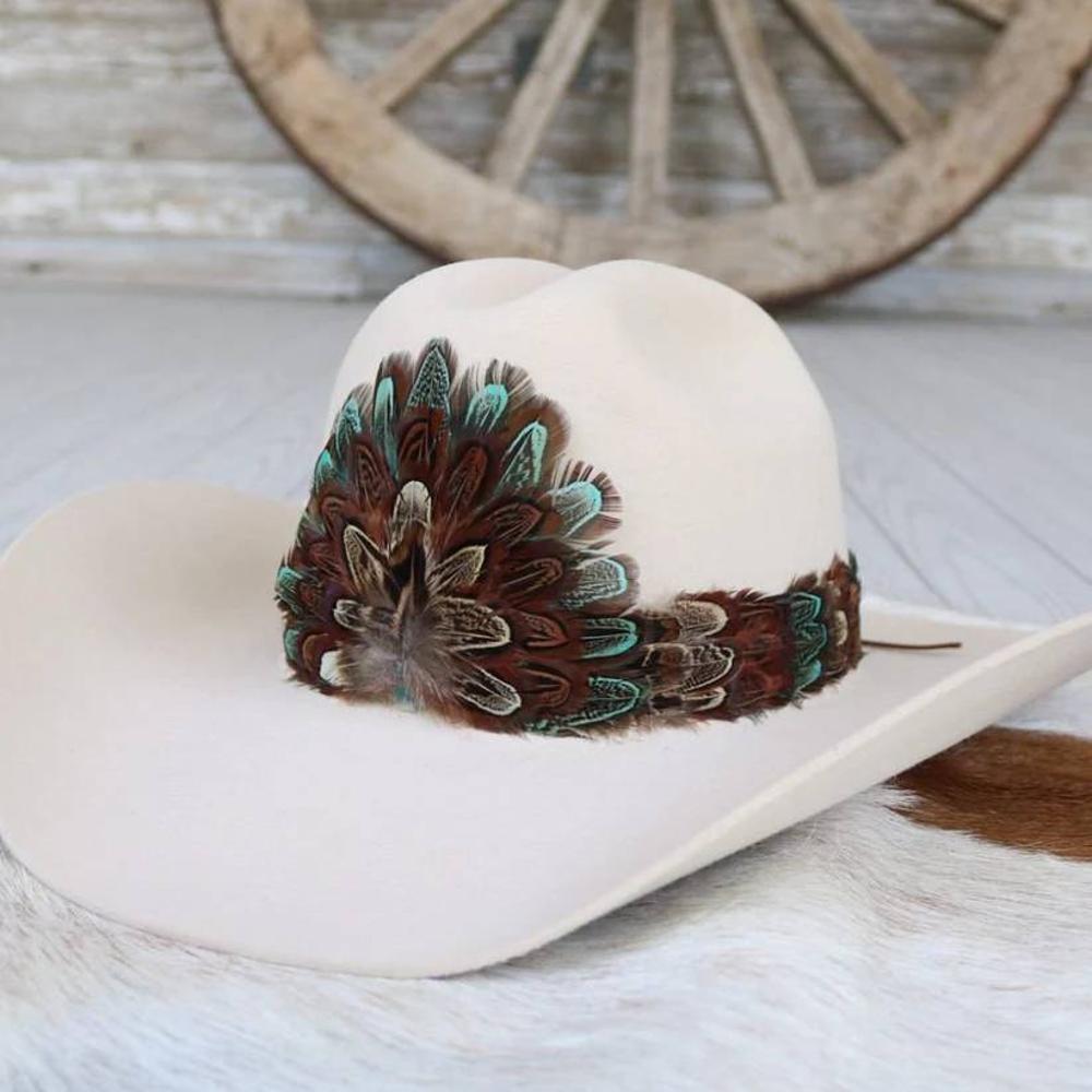 Willow Lane Hat Co Western Feather Hat Band - Canyon-WLFHB-CNYN